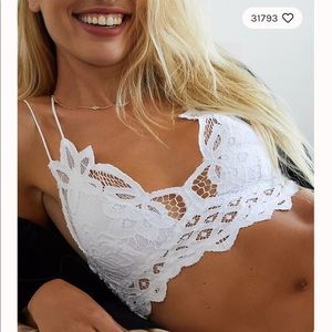 FREE PEOPLE WHITE BRALETTE